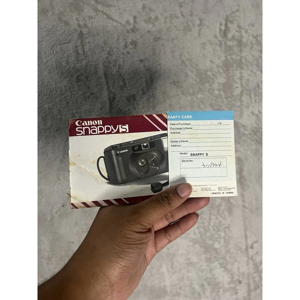 Canon Snappy S 35mm Untested